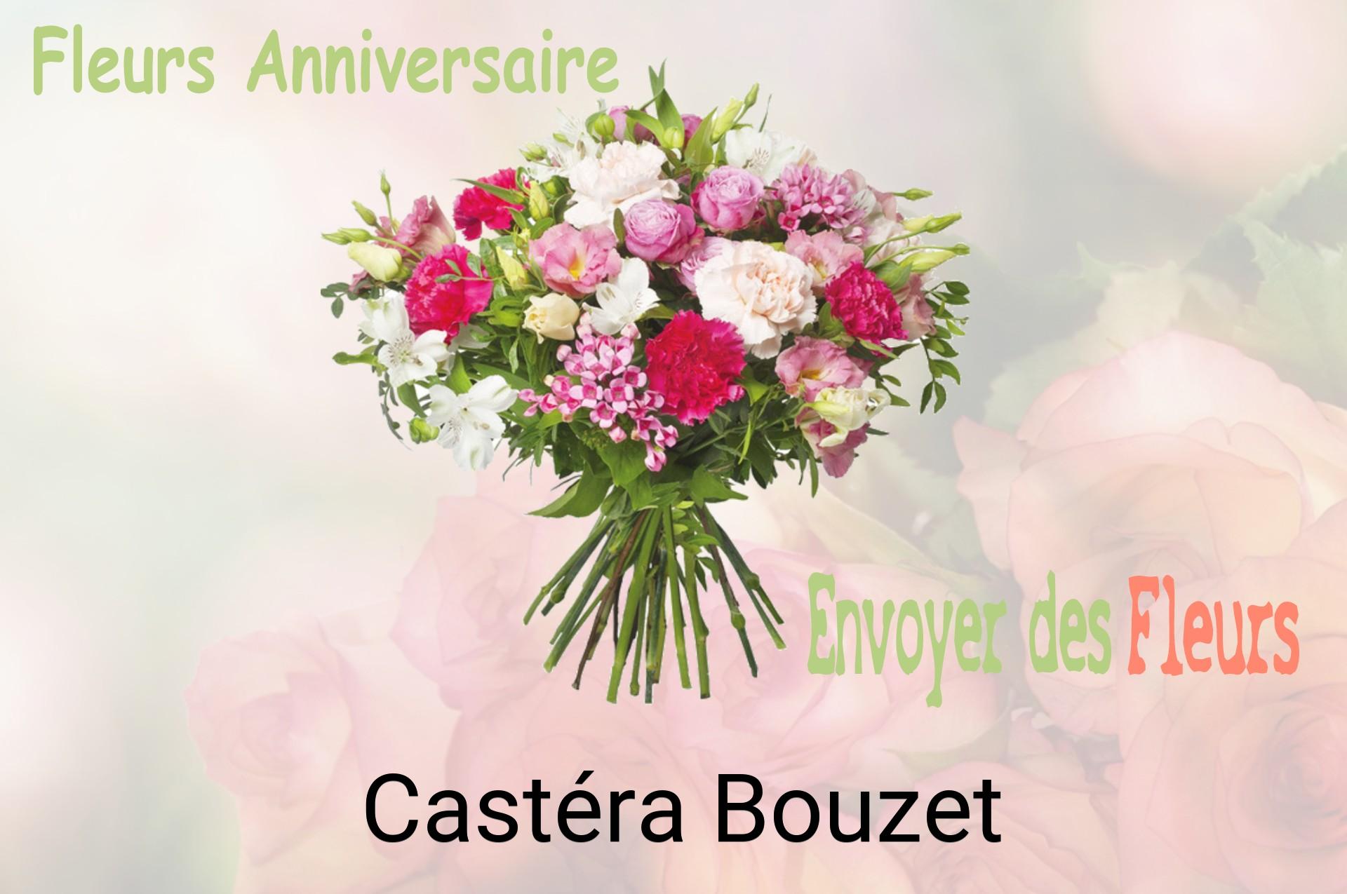 Bouquet de fleurs d’anniversaire livré à Castéra-Bouzet