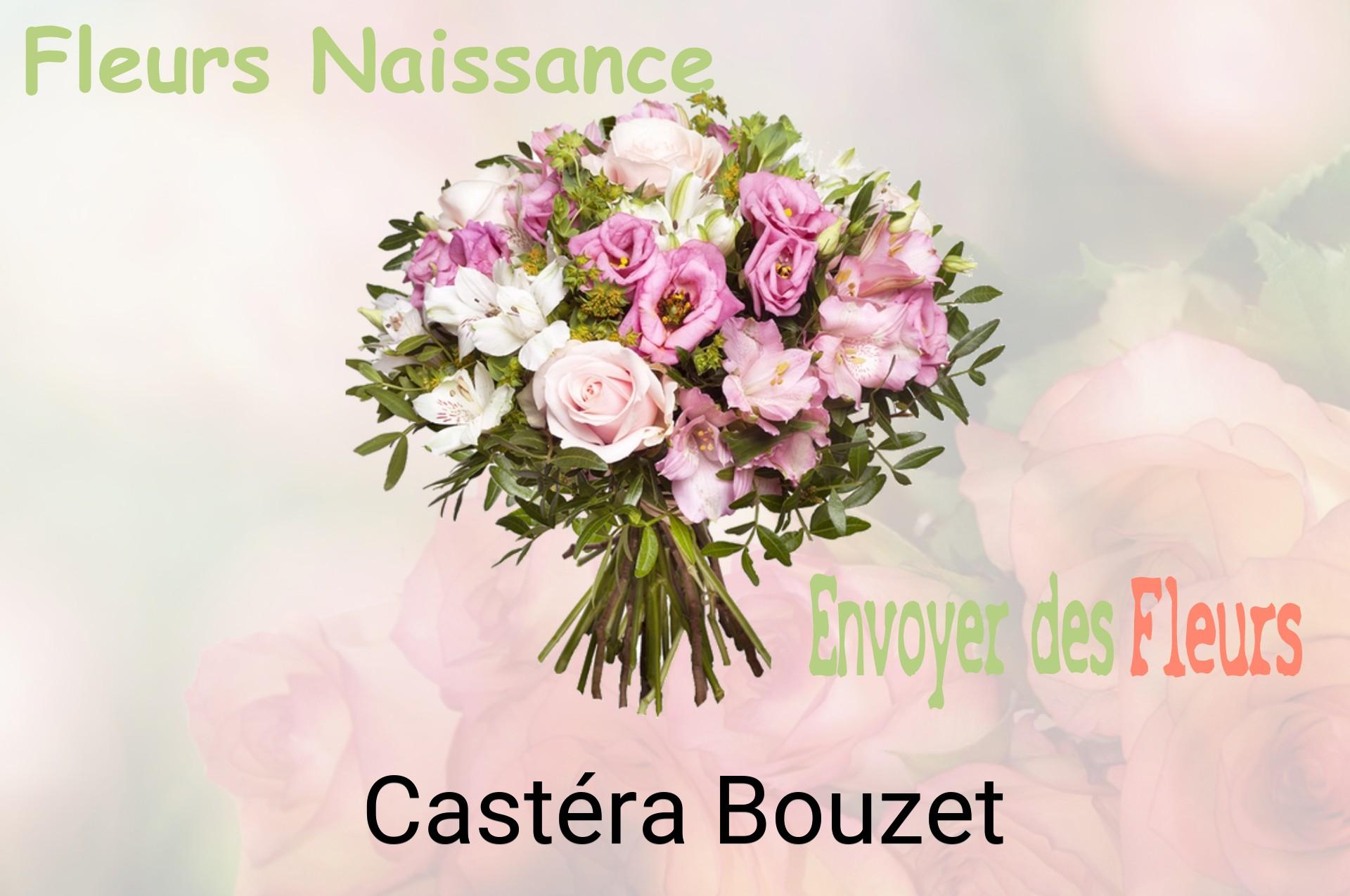 Bouquet de fleurs de naissance livré à Castéra-Bouzet